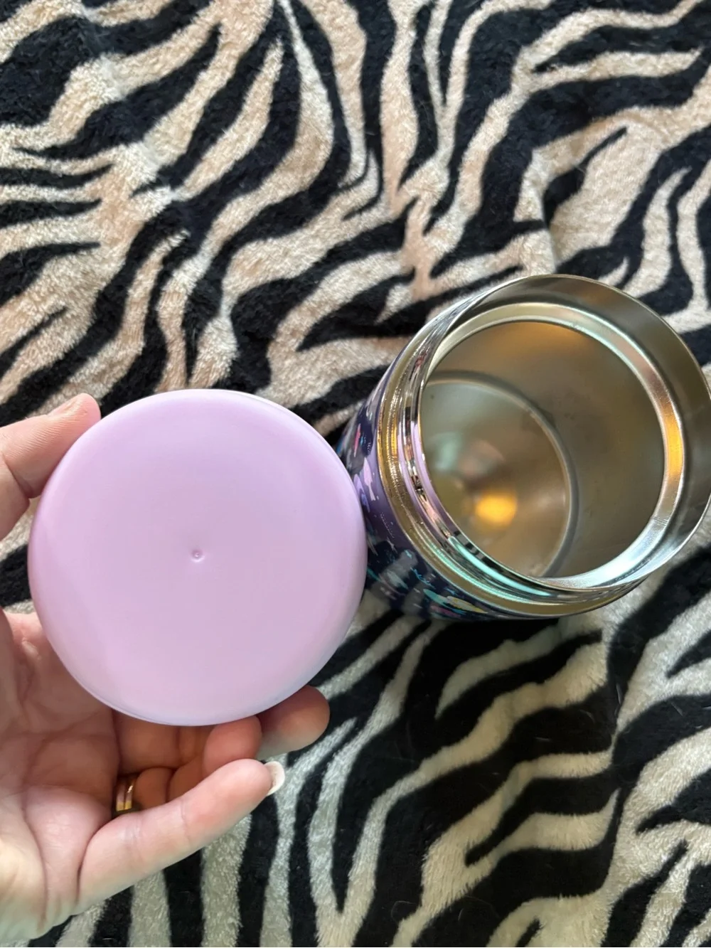 Pink and Purple Mermaid Food Storage Container